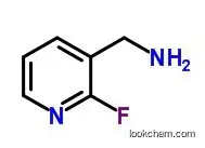 Molecular Structure of 205744-16-7 (3-Pyridinemethanamine,2-fluoro-(9CI))